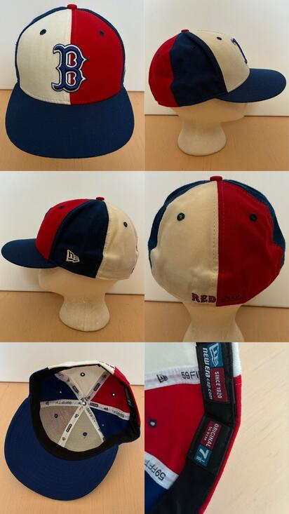 New Era Other - New Era 5950 Boston Red Sox Size 1 1/8 MLB 100% Wool Baseball Hat Cap Made USA